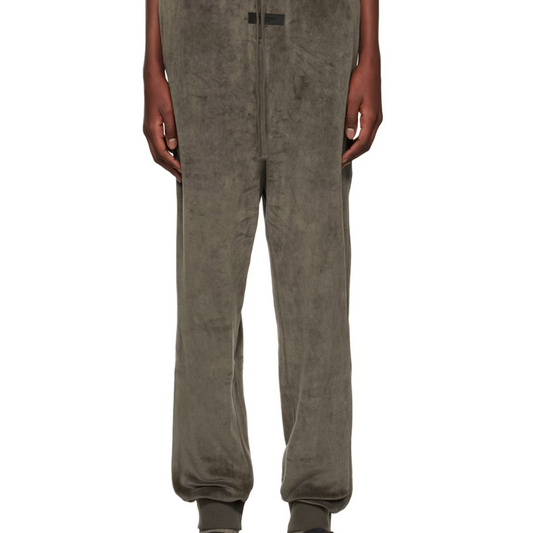 FEAR OF GOD ESSENTIALS Off Black Drawstring Lounge Pants