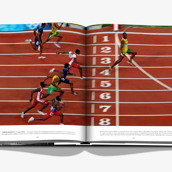 ASSOULINE THE LAST HEROES: 100 MOMENTS OF OLYMPIC LEGEND CLASSIC BOOK