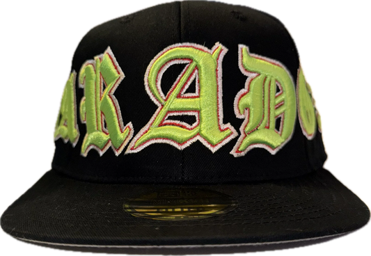 Paradox Old Varsity Fitted Hat Black