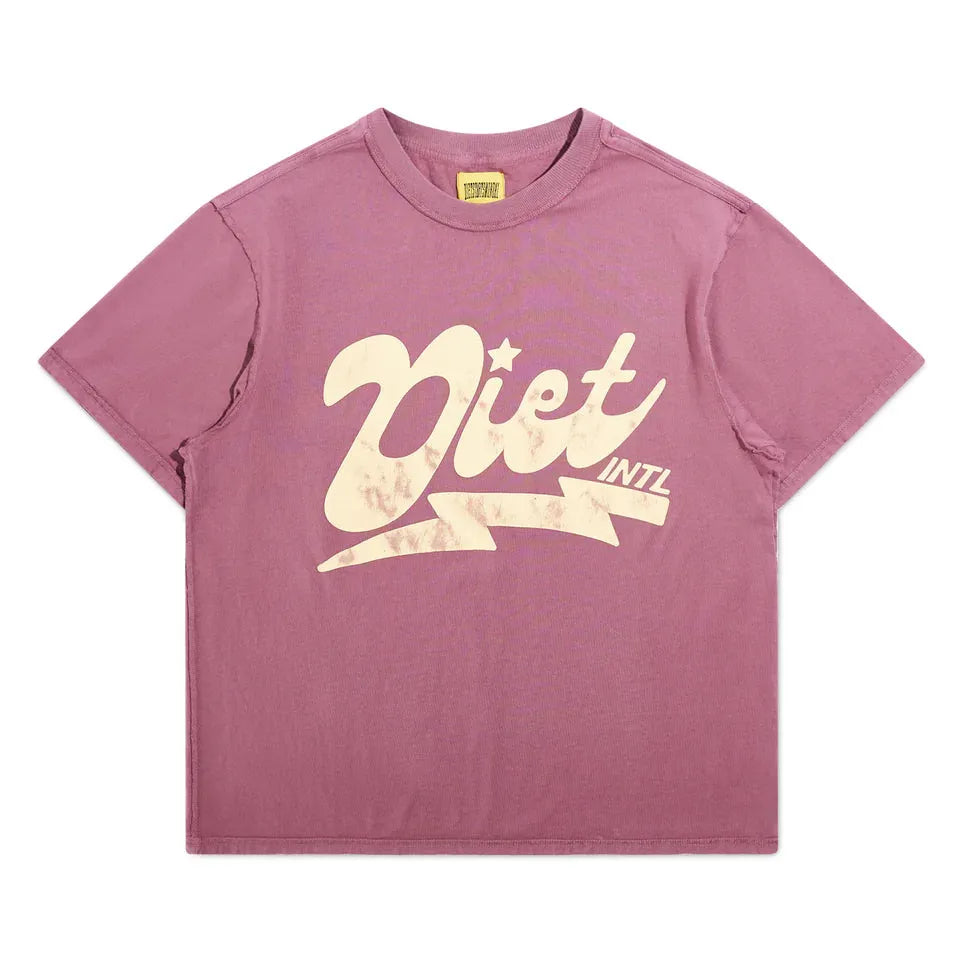 Diet Starts Monday Bolt Tee Washed Pink