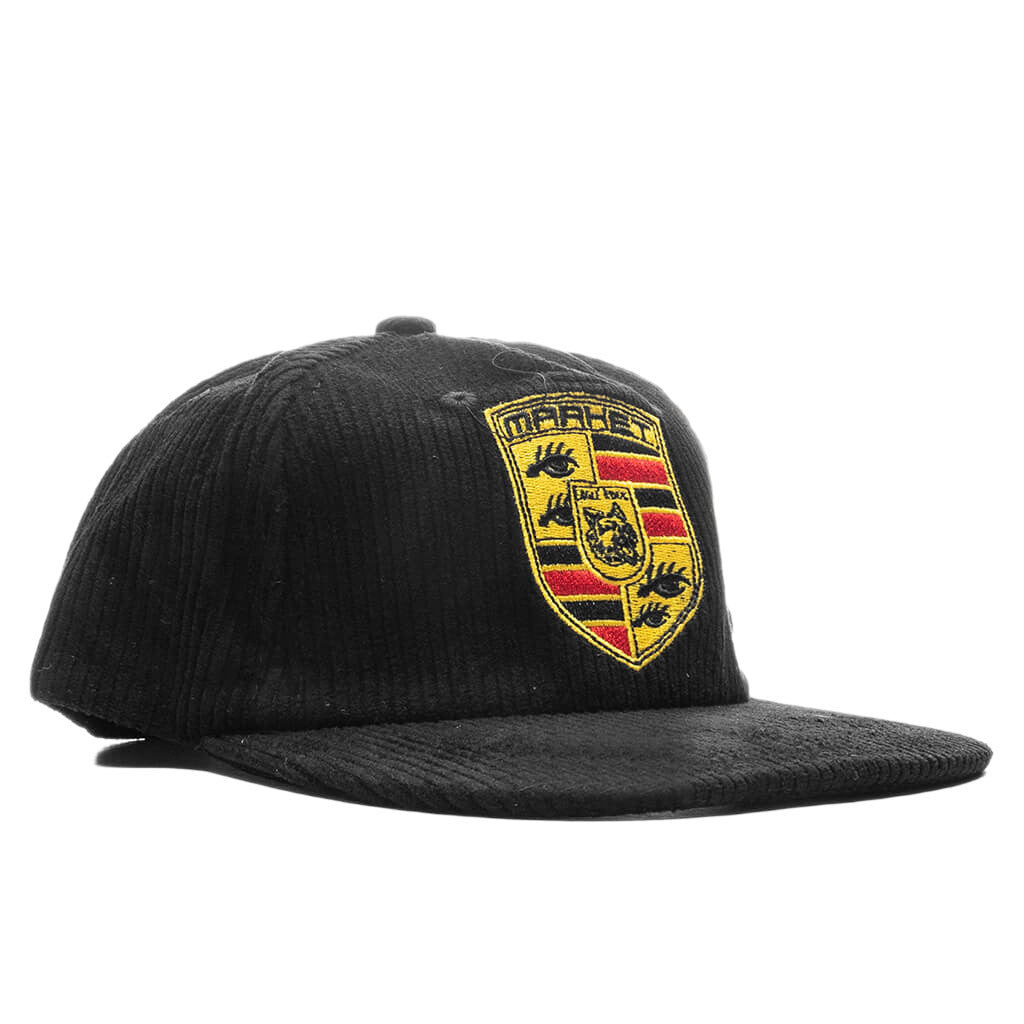 MARKET ULTIMATE 5-PANEL WASHED-BLACK OSFM