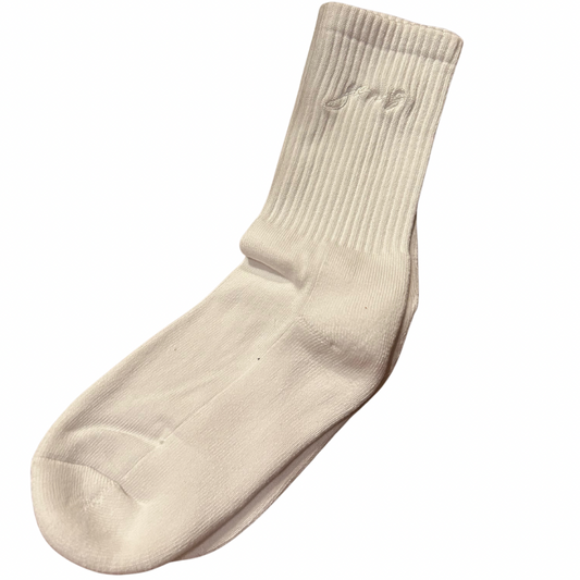 jone(s) Lounge Socks White