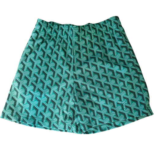 Bravest Goyard Green mesh short