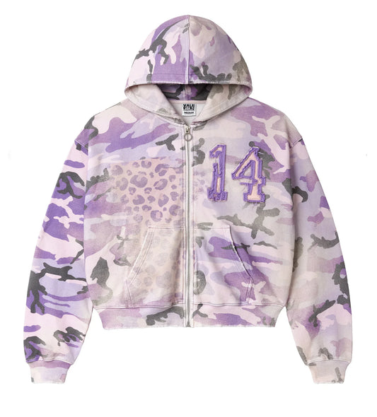 VALE FOREVER PURPLE WAYNE ZIP UP
