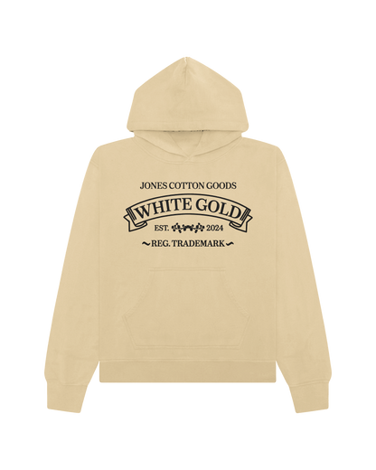 jone(s) White Gold Cotton Goods Hoody Light Yellow