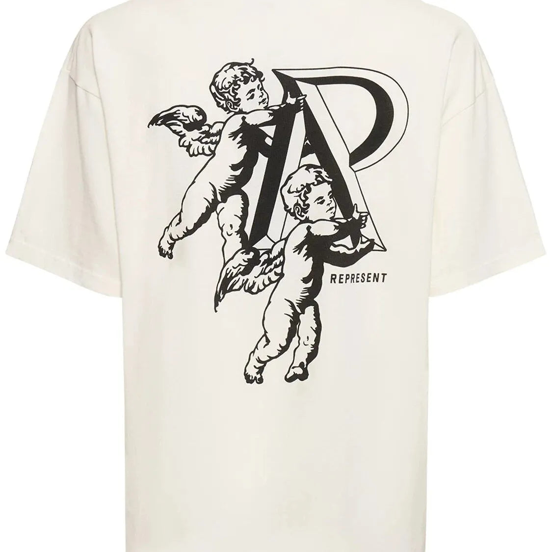 REPRESENT Cotton t-shirt w/ logo appliqué