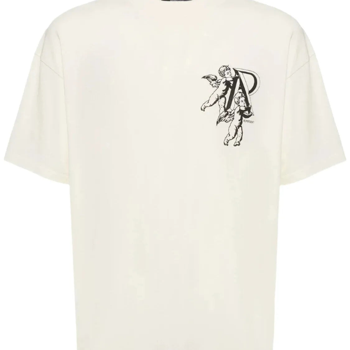 REPRESENT Cotton t-shirt w/ logo appliqué