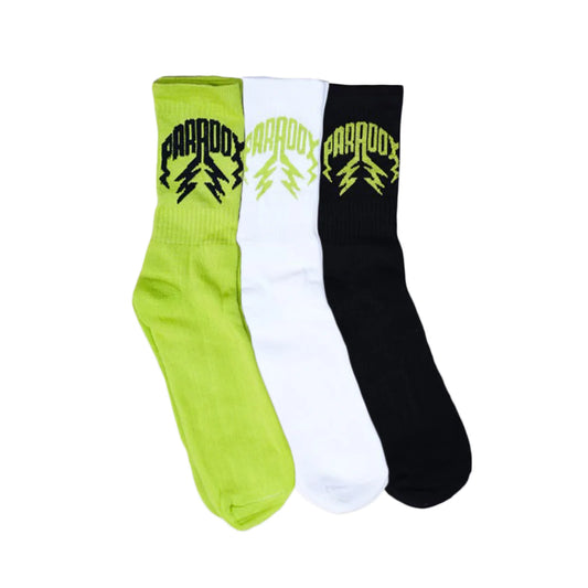 Paradox Lightning Arc Logo Socks