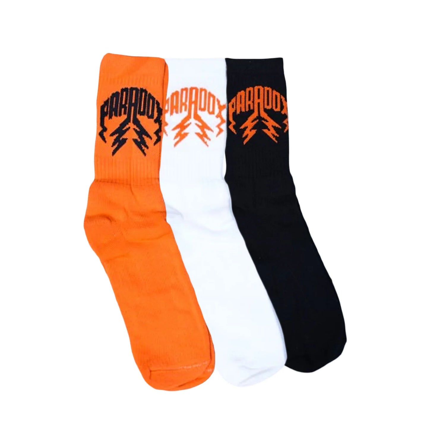 Paradox Lightning Arc Logo Socks