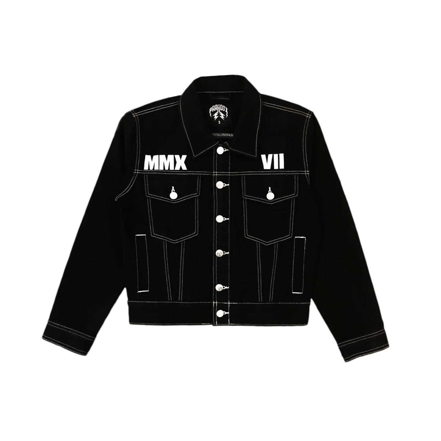 PARADOX DENIM JACKET LIGHTNING ARC LOGO