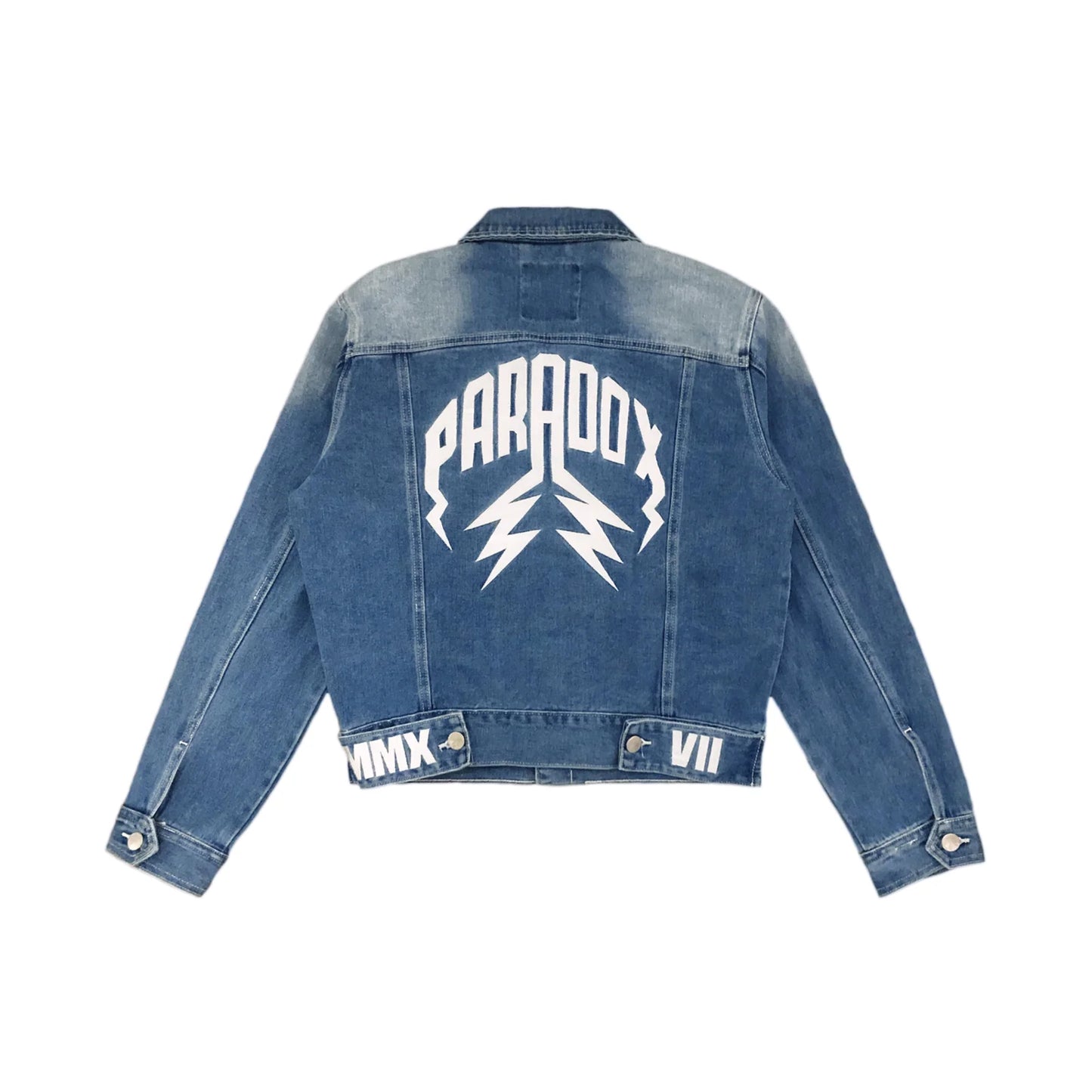 PARADOX DENIM JACKET LIGHTNING ARC LOGO