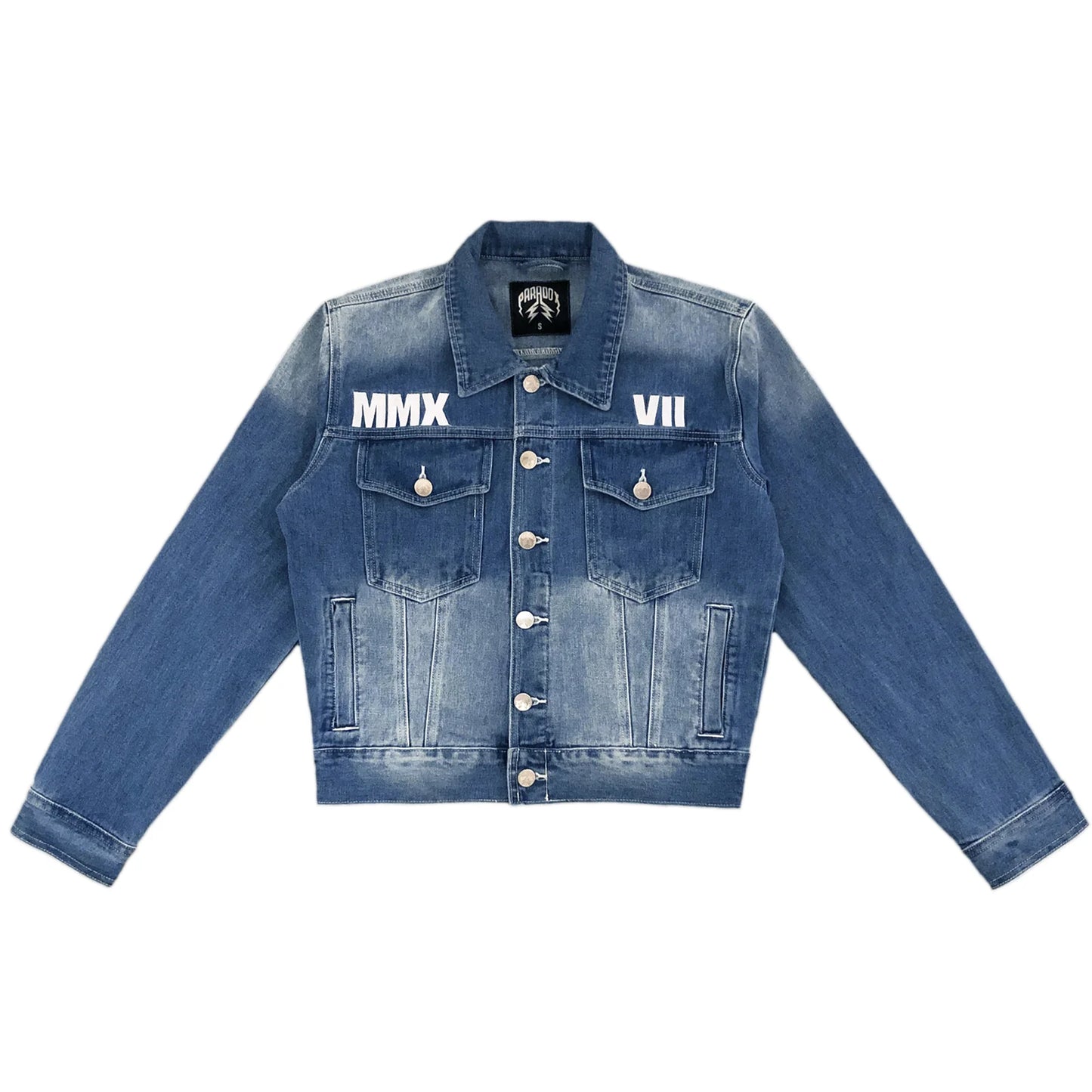 PARADOX DENIM JACKET LIGHTNING ARC LOGO