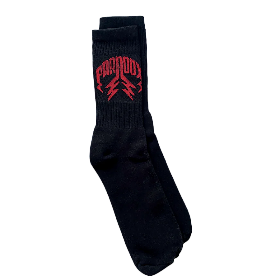 Paradox Lightning Arc Logo Socks