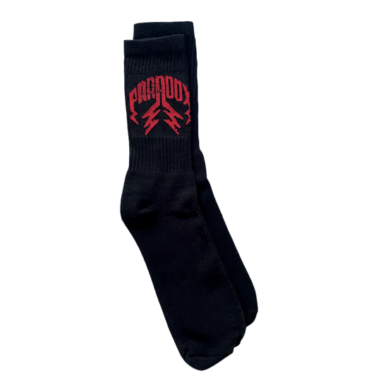 Paradox Lightning Arc Logo Socks