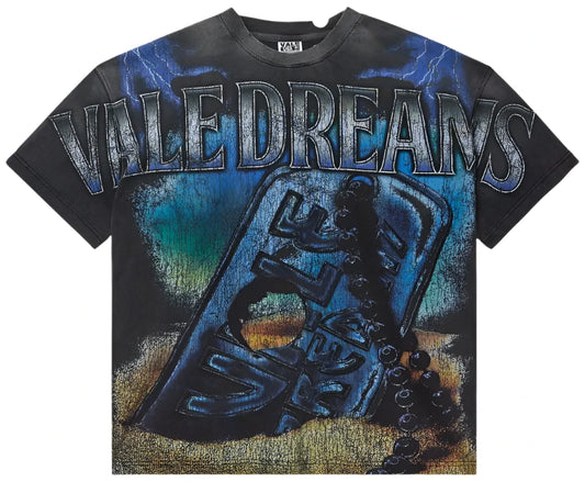 VALE FOREVER DOG TAG BIG TEE BLACK